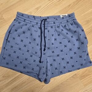 PINK Victoria's Secret Soft Blue Lounge Shorts NWT